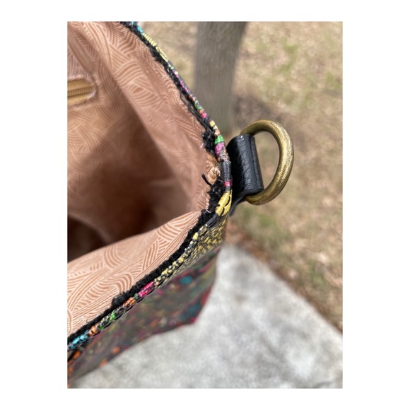SOLD Sakroots Boho Tote Bag Purse Floral Print - Picture 7 of 16